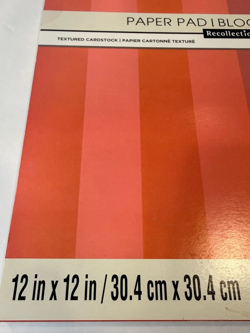 🆕 Crimson Cardstock Paper Pad 12x12 48 Sheets Acid Free